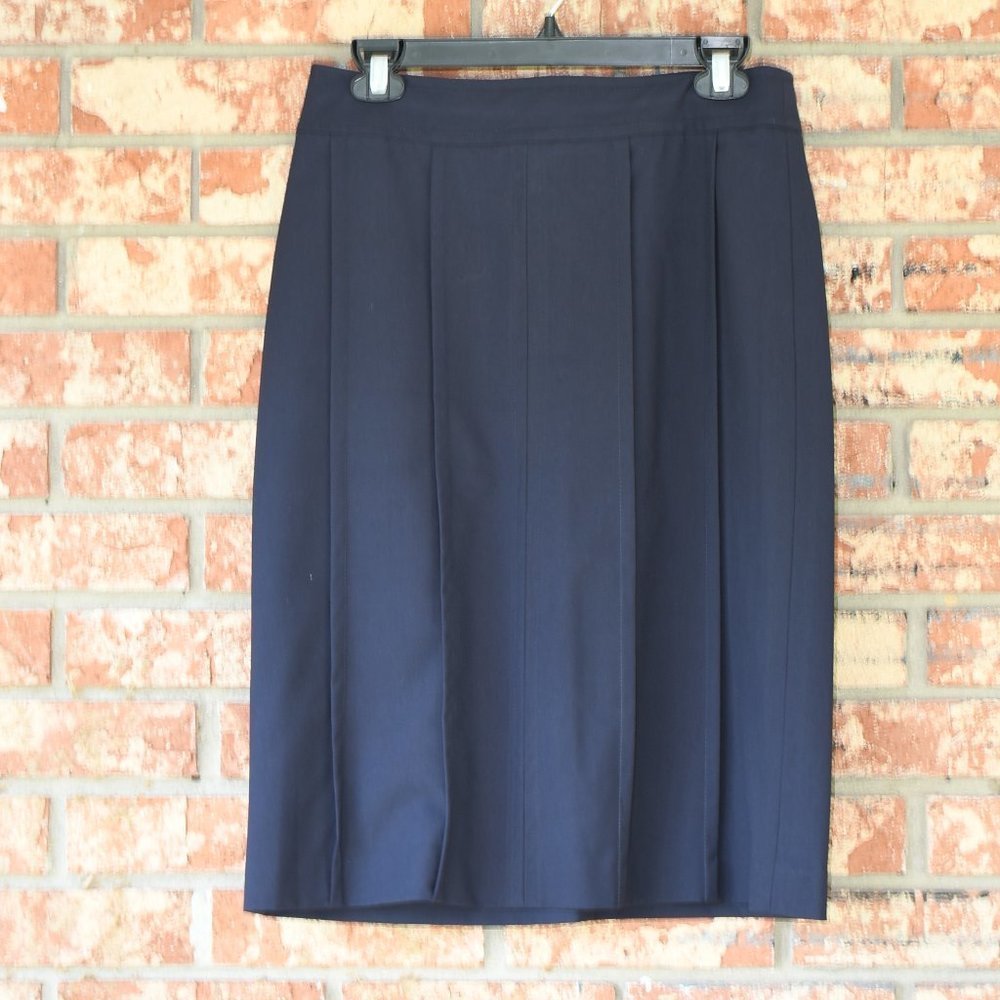 PECK & Peck Collection Navy Skirt